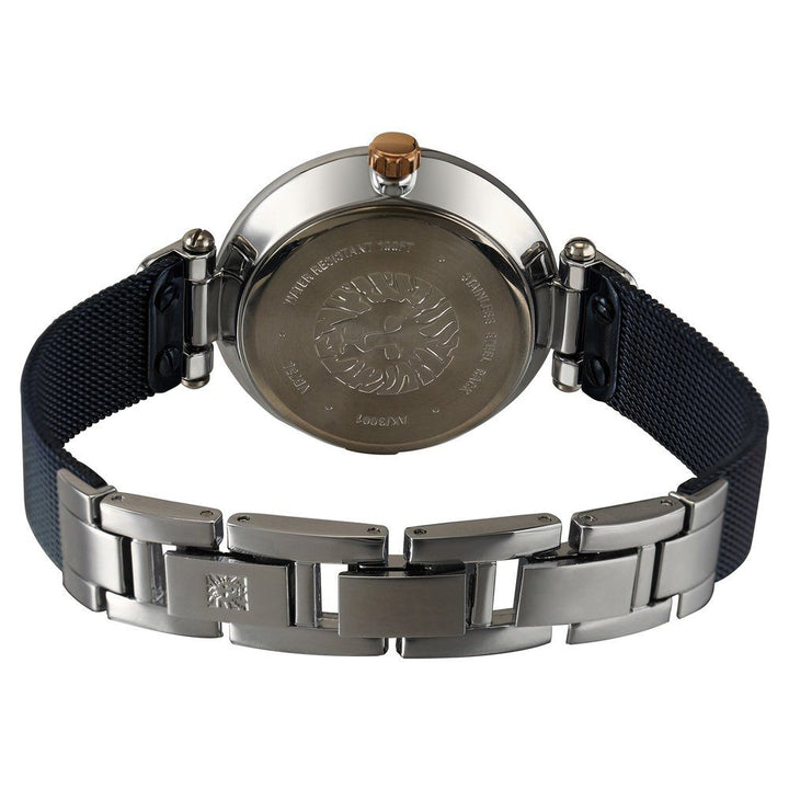 Anne Klein Quartz Analog Blue Dial Stainless Steel Strap Watch For Women