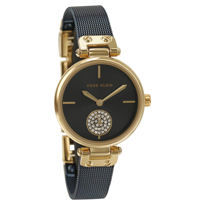 Anne Klein Quartz Analog Blue Dial Stainless Steel Strap Watch For Women