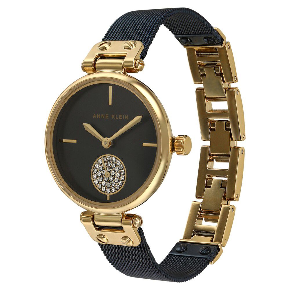 Anne Klein Quartz Analog Blue Dial Stainless Steel Strap Watch For Women