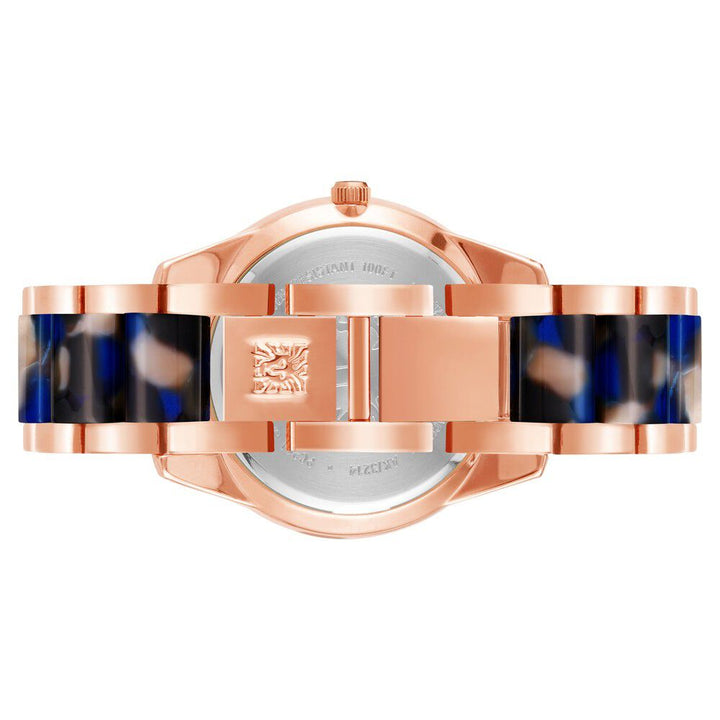 Anne Klein Quartz Analog Blue Dial Metal Strap Watch For Women