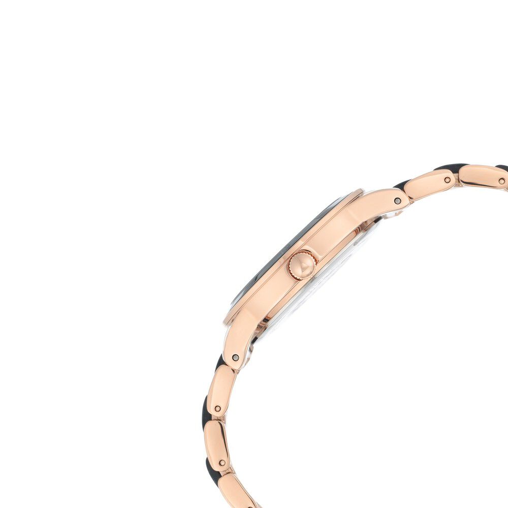 Anne Klein Quartz Analog Mother Of Pearl Dial Plastic Strap Watch For Women