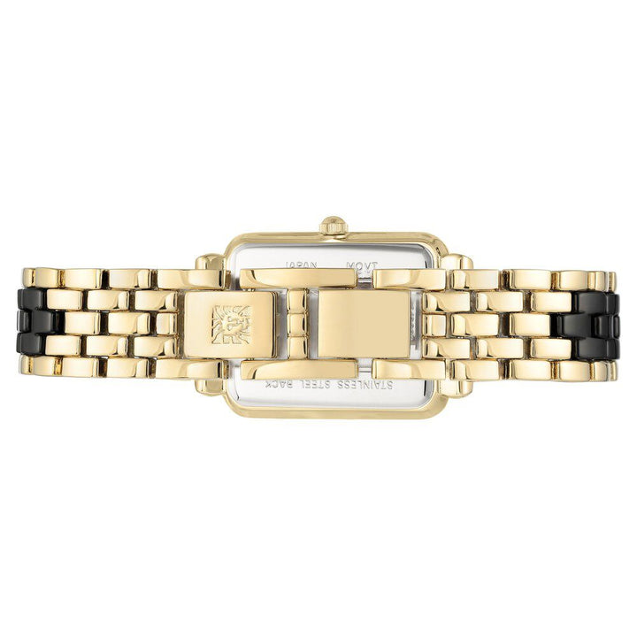 Anne Klein Quartz Analog Black Dial Ceramic Strap Watch For Women