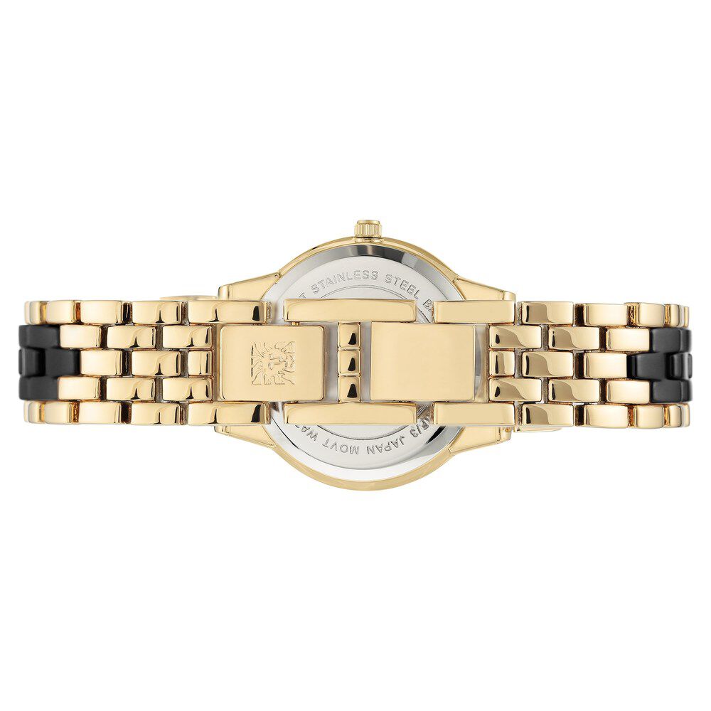 Anne Klein Quartz Analog Black Dial Ceramic Strap Watch For Women