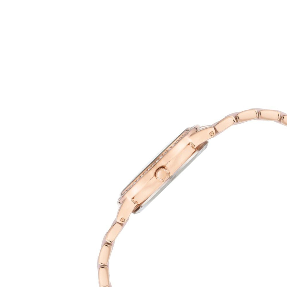 Anne Klein Quartz Analog Pink Dial Ceramic Strap Watch for Women NEAK3672LPRG