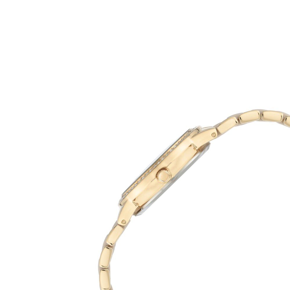 Anne Klein Quartz Analog Brown Dial Ceramic Strap Watch For Women