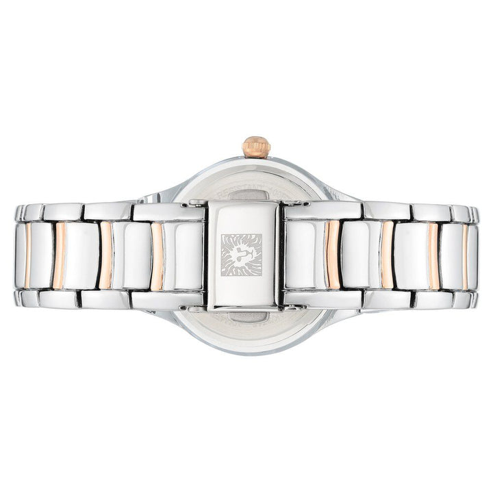 Anne Klein Quartz Analog Mother Of Pearl Dial Metal Strap Watch for Women NCAK3715MPRT