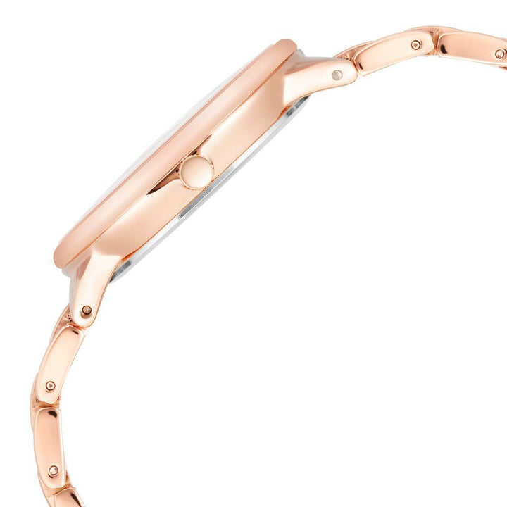 Anne Klein Quartz Analog Blue Dial Metal Strap Watch for Women