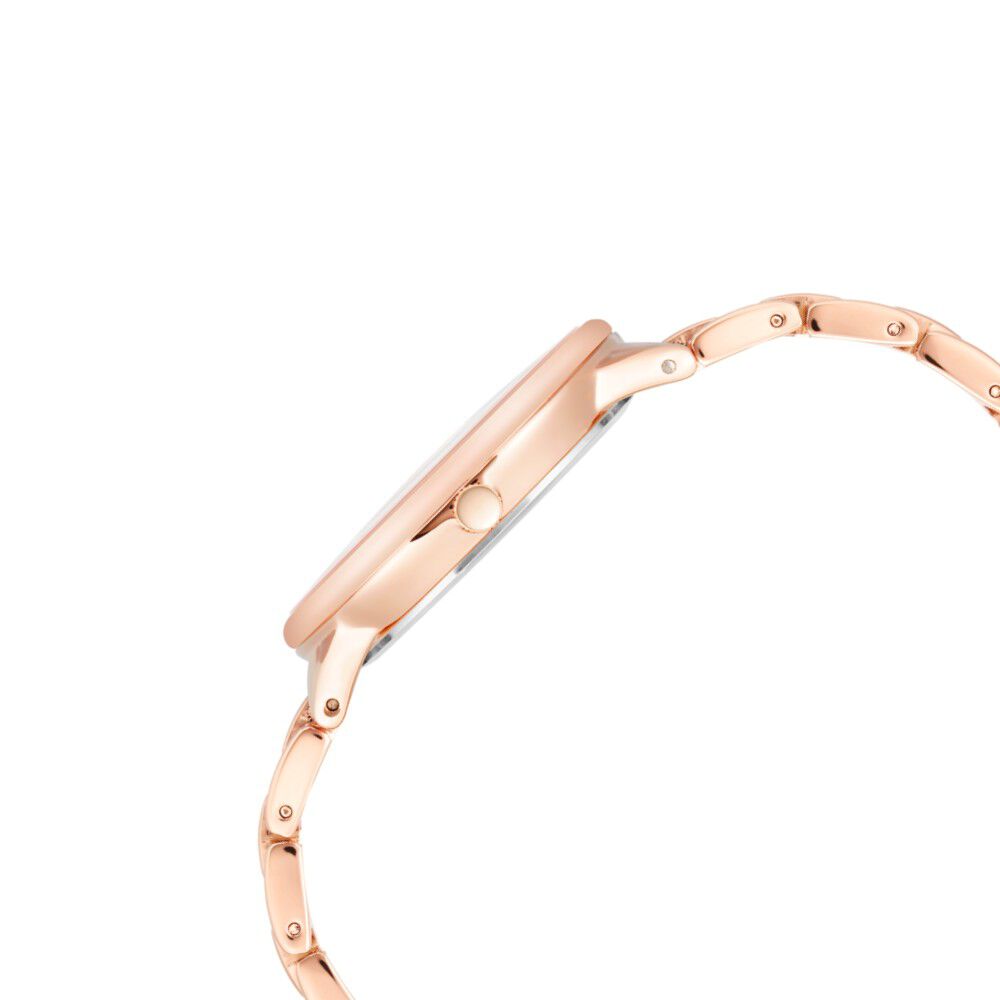 Anne Klein Quartz Analog Green Dial Metal Strap Watch for Women NEAK3876GNRG