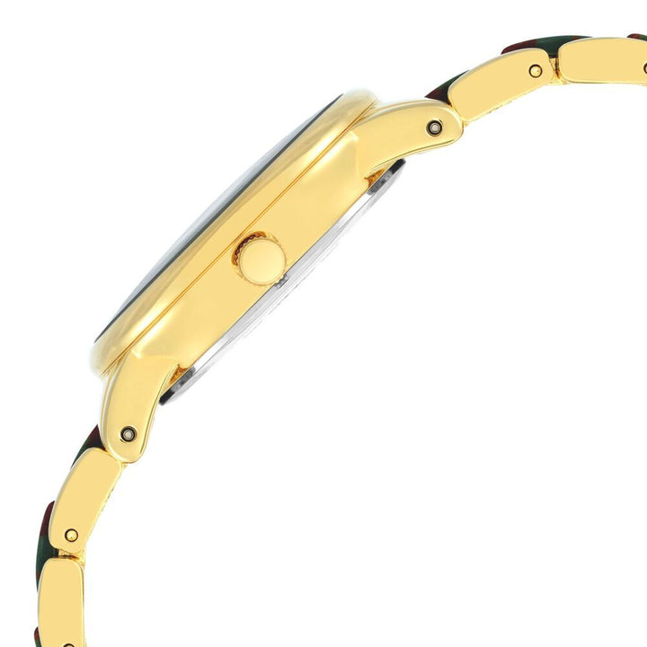 Anne Klein Quartz Analog Green Dial Plastic Strap Watch For Women