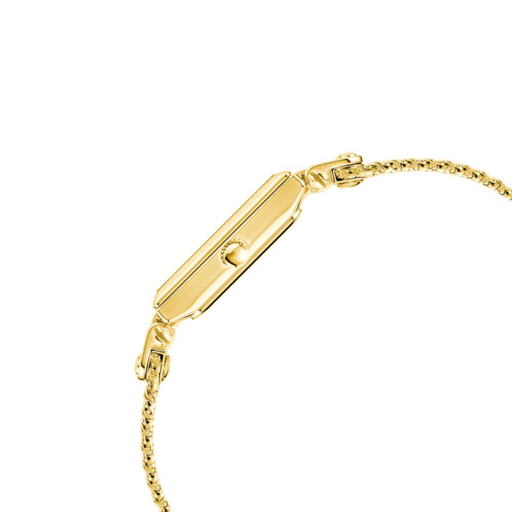 Anne Klein Quartz Analog Champagne Dial Metal Strap Watch For Women