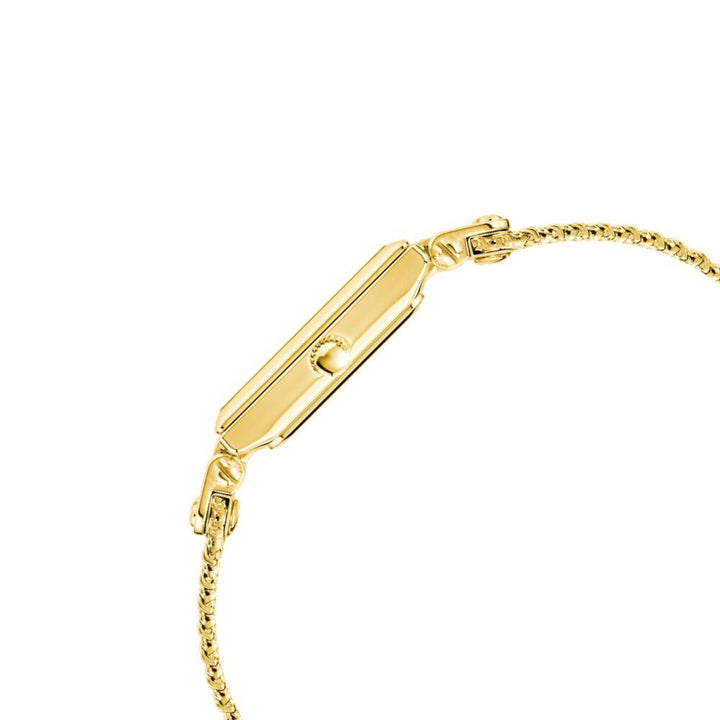 Anne Klein Quartz Analog Champagne Dial Metal Strap Watch for Women NEAK3882CHGB