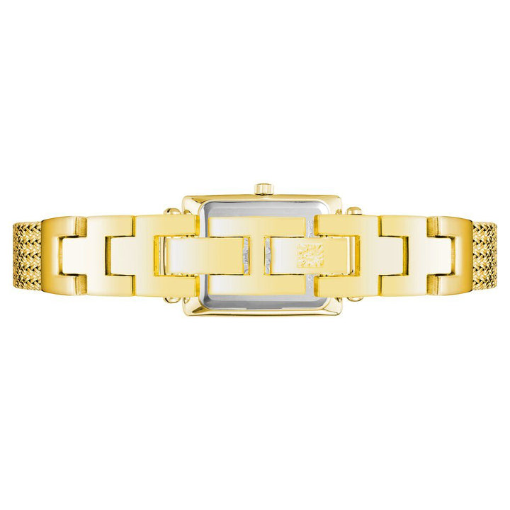 Anne Klein Quartz Analog Champagne Dial Metal Strap Watch for Women NEAK3882CHGB