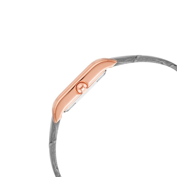 Anne Klein Quartz Analog White Dial Leather Strap Watch for Women