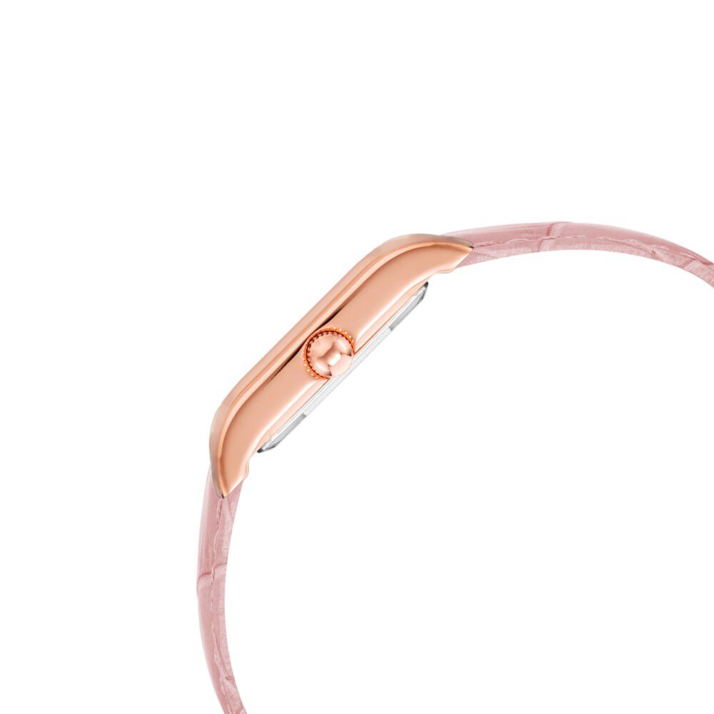 Anne Klein Quartz Analog Silver Dial Leather Strap Watch For Women