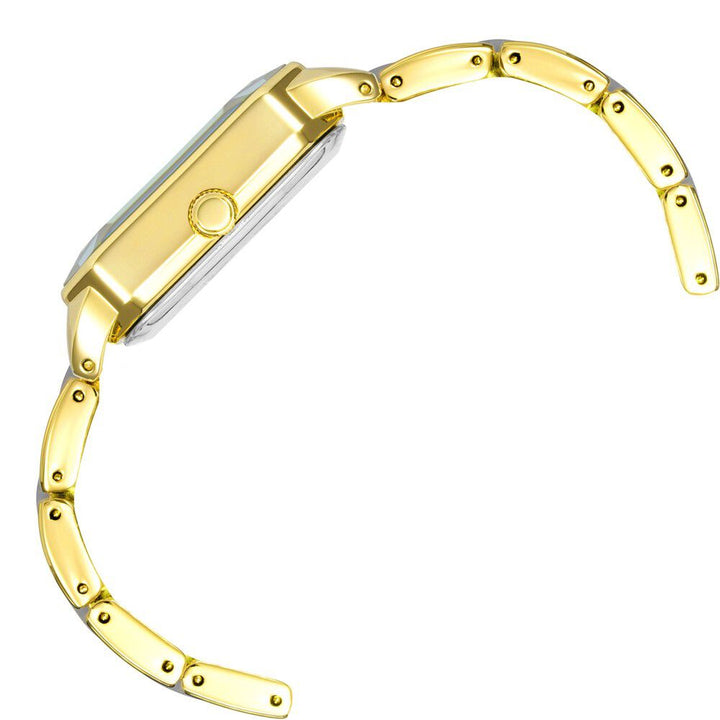 Anne Klein Quartz Analog Grey Dial Plastic Strap Watch for Women