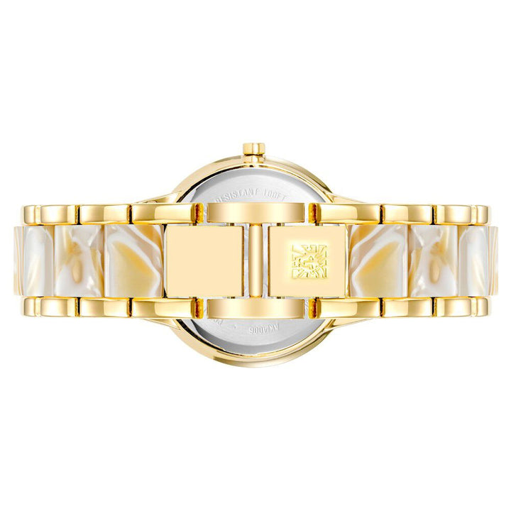 Anne Klein Quartz Analog White Dial Plastic Strap Watch For Women