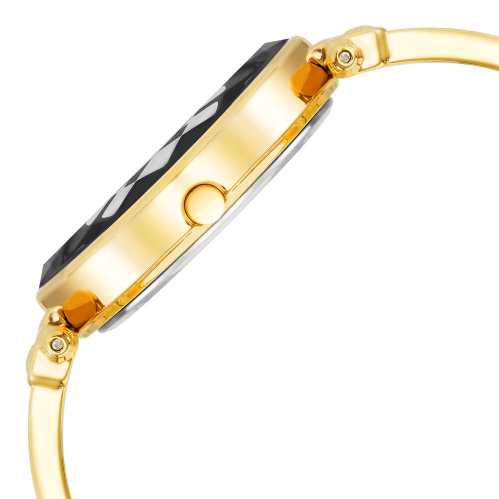 Anne Klein Quartz Analog Black Dial Plastic Strap Watch For Women