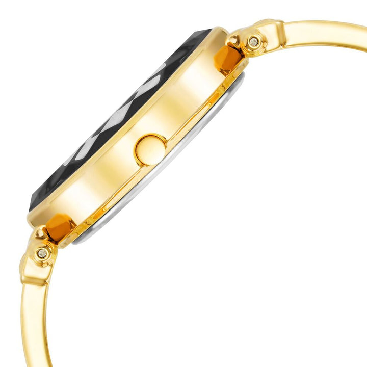 Anne Klein Quartz Analog Black Dial Plastic Strap Watch For Women