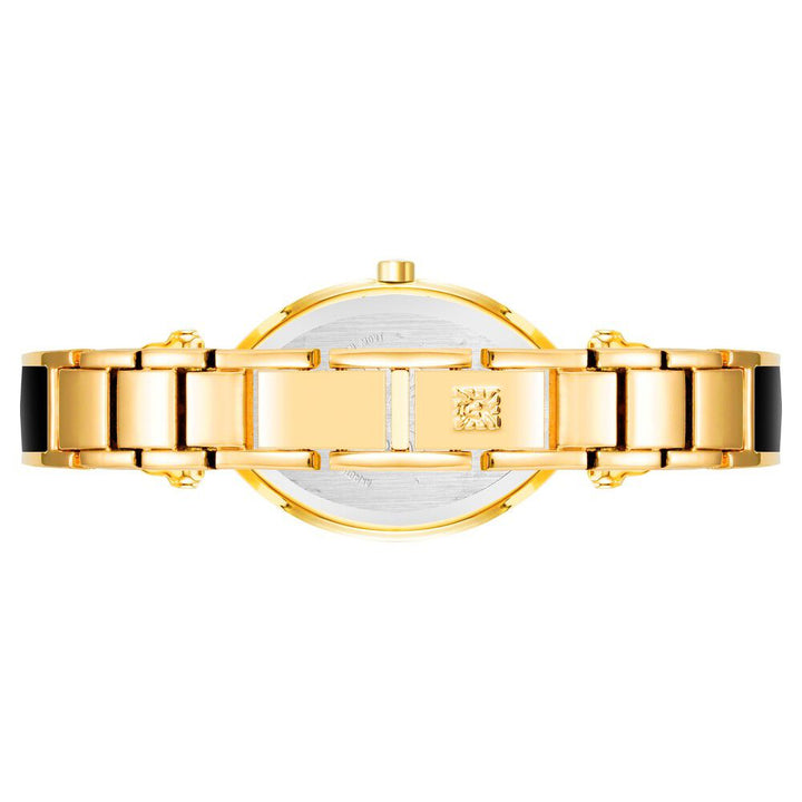 Anne Klein Quartz Analog Black Dial Plastic Strap Watch For Women