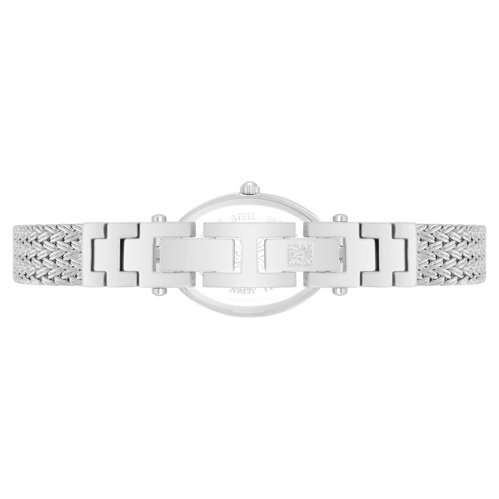Anne Klein Quartz Analog White Dial Metal Strap Watch For Women