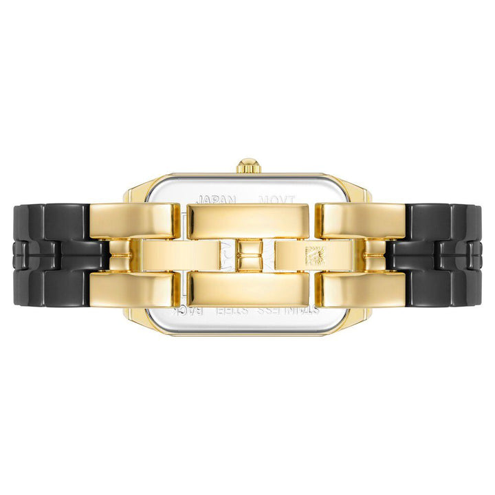 Anne Klein Quartz Analog Black Dial Ceramic Strap Watch for Women