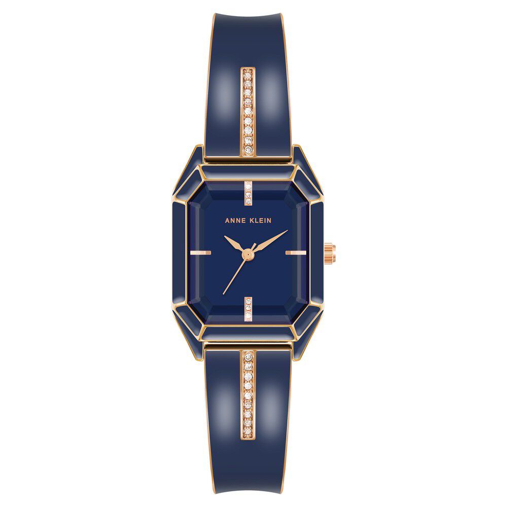 Anne Klein Quartz Analog Blue Dial Stainless Steel Strap Watch for Women