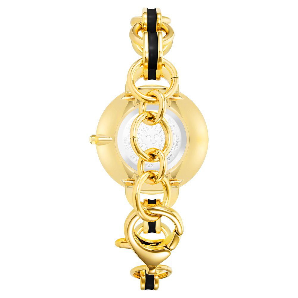 Anne Klein Quartz Analog Black Dial Metal Strap Watch For Women