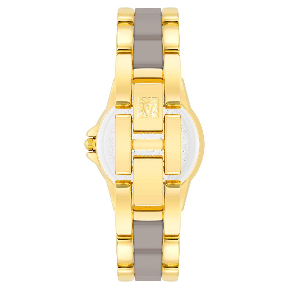 Anne Klein Quartz Analog Grey dial Metal Strap Watch for Women AK4118TPGB