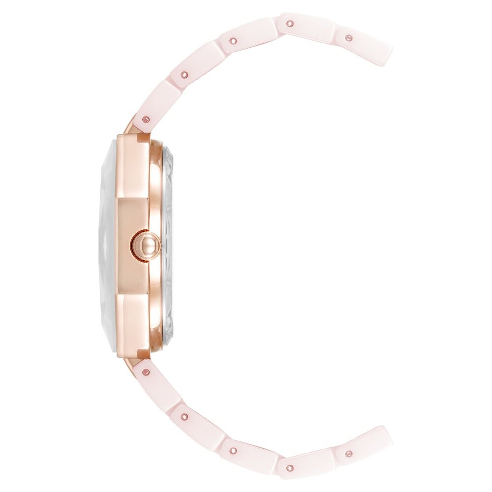 Anne Klein Quartz Analog Mother Of Pearl Dial Ceramic Strap Watch For Women AK5064RGBH