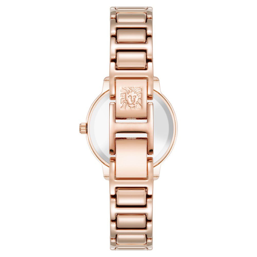 Anne Klein Quartz Analog Mother Of Pearl Dial Metal Strap Watch For Women AK5104BMRG