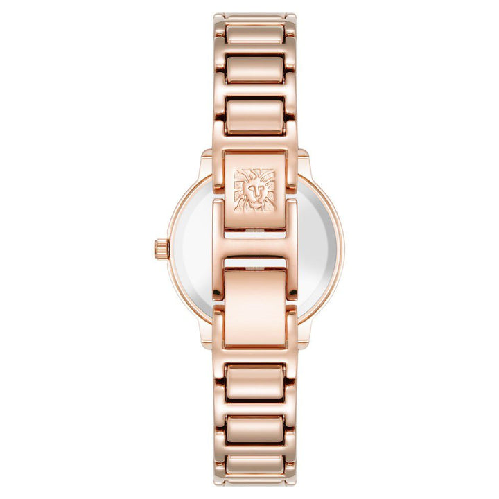 Anne Klein Quartz Analog Mother Of Pearl Dial Metal Strap Watch For Women AK5104BMRG