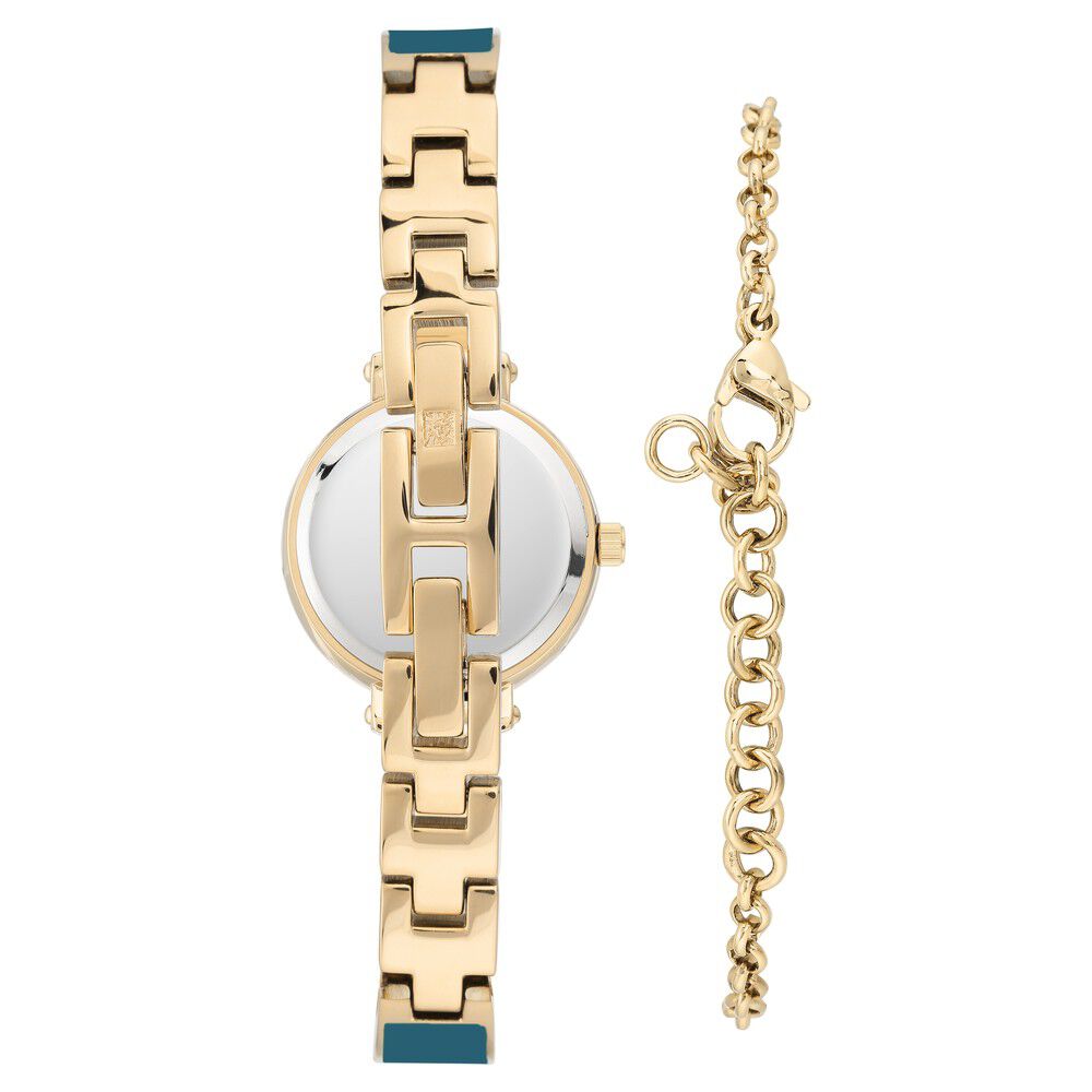 Anne Klein Quartz Analog Blue Dial Metal Strap Watch For Women