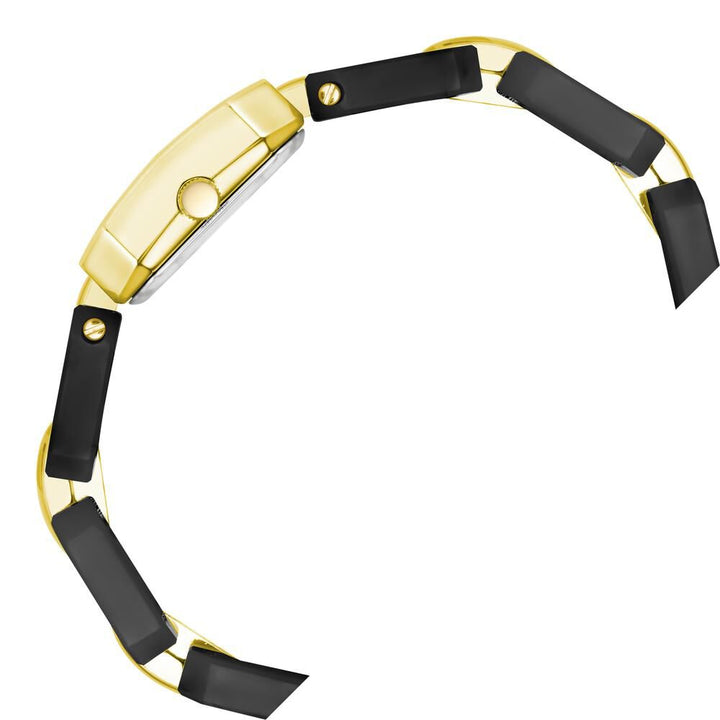 Anne Klein Quartz Analog Black dial Metal Strap Watch for Women AKB4078BKSTW