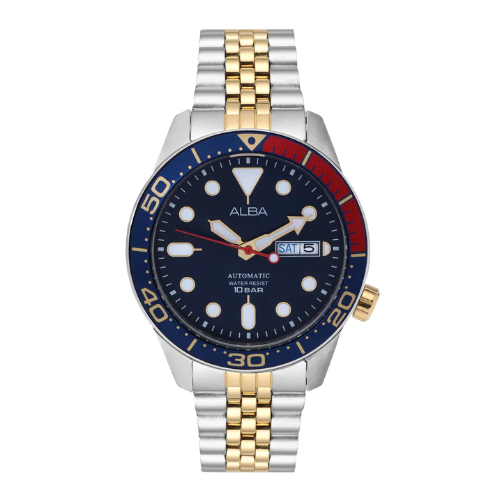 ALBA Blue Dial Mechanical AL4185X1