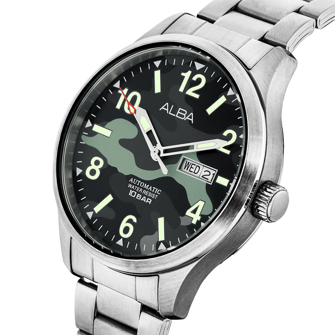 AL4275X1 Black Camouflage Dial Automatic Watch