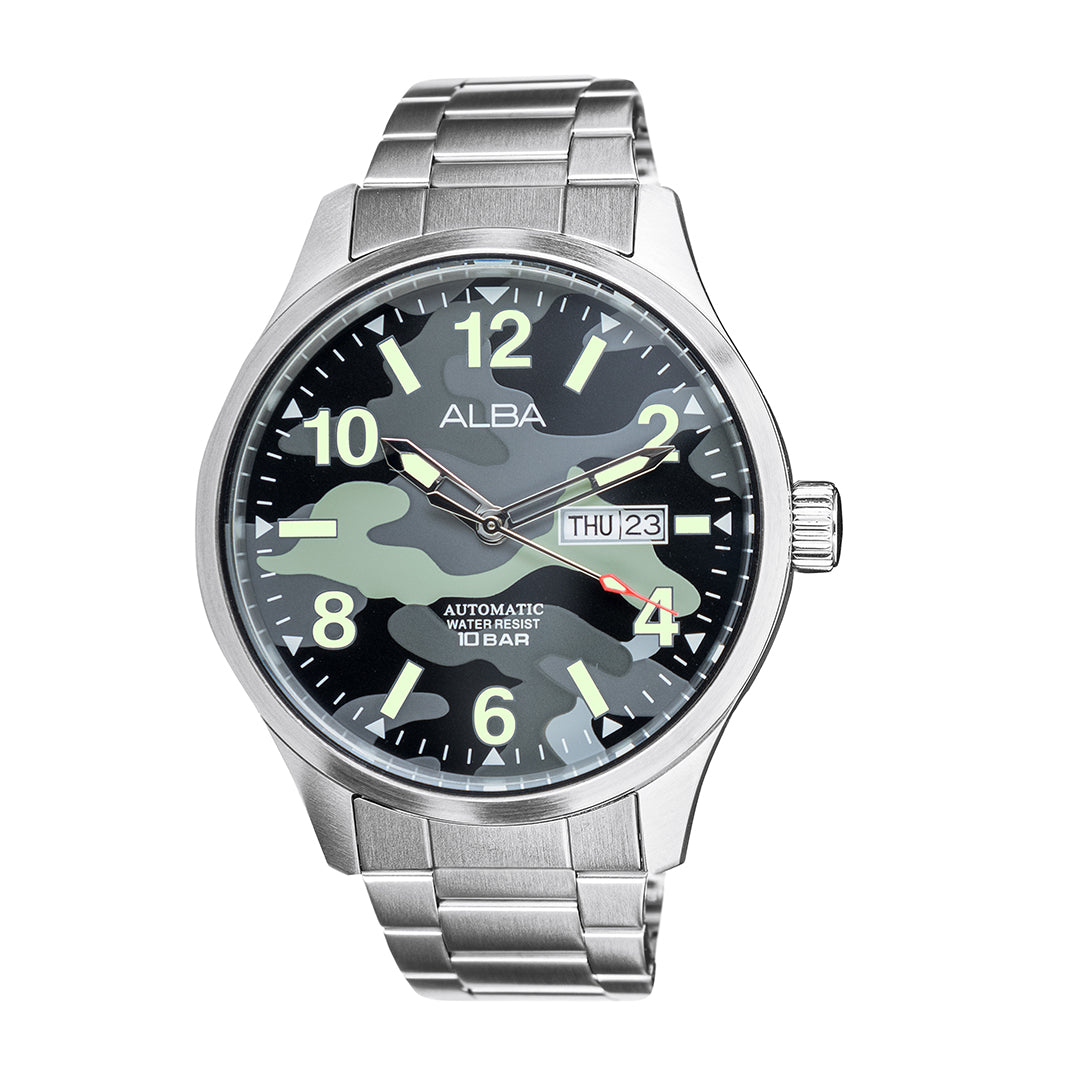 AL4275X1 Black Camouflage Dial Automatic Watch