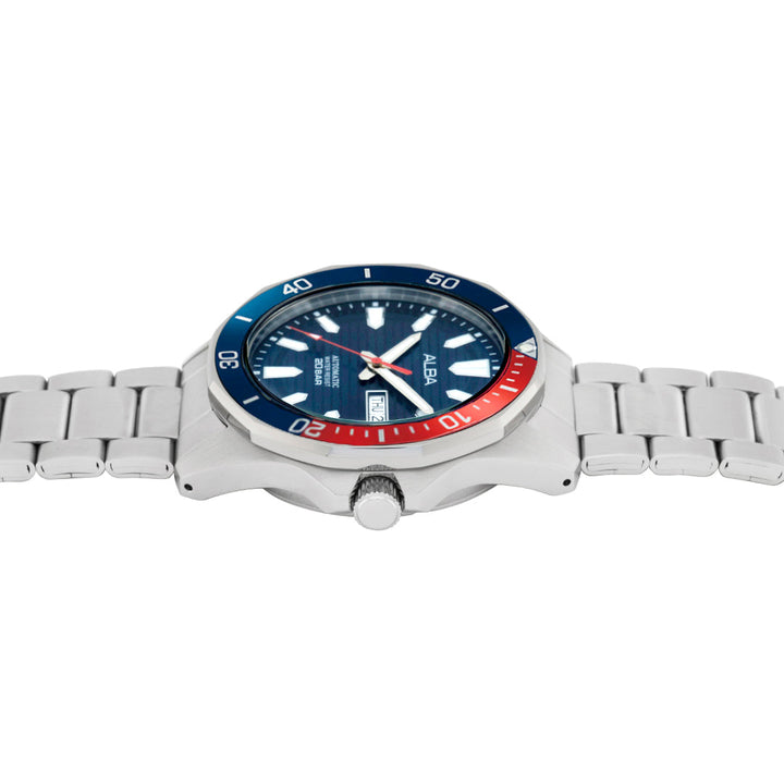 AL4455X1 Azure Dial Automatic with Blue+Red Rotating Bezel