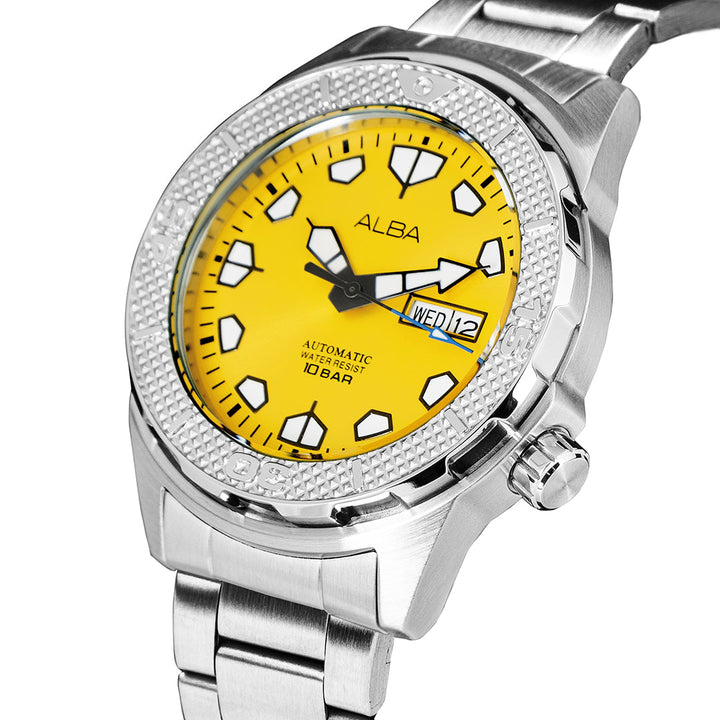 AL4567X1 Yellow Dial Automatic Watch