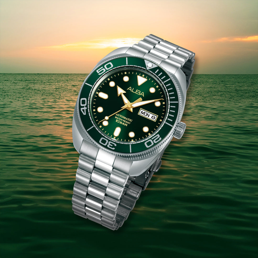 Alba AL4817X1 Green Dial Men&
