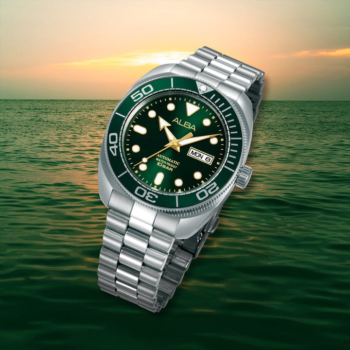 Alba AL4817X1 Green Dial Men&