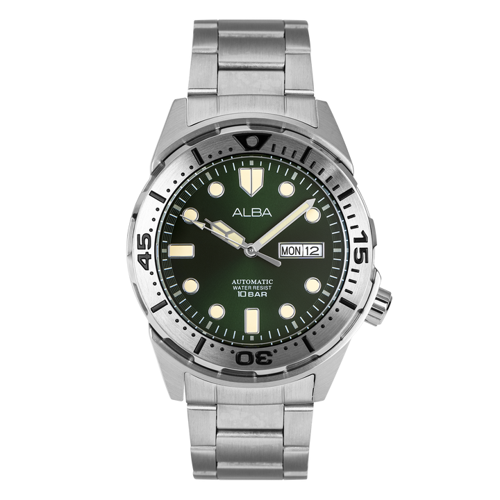 AL4371X1 Green Dial Automatic Watch