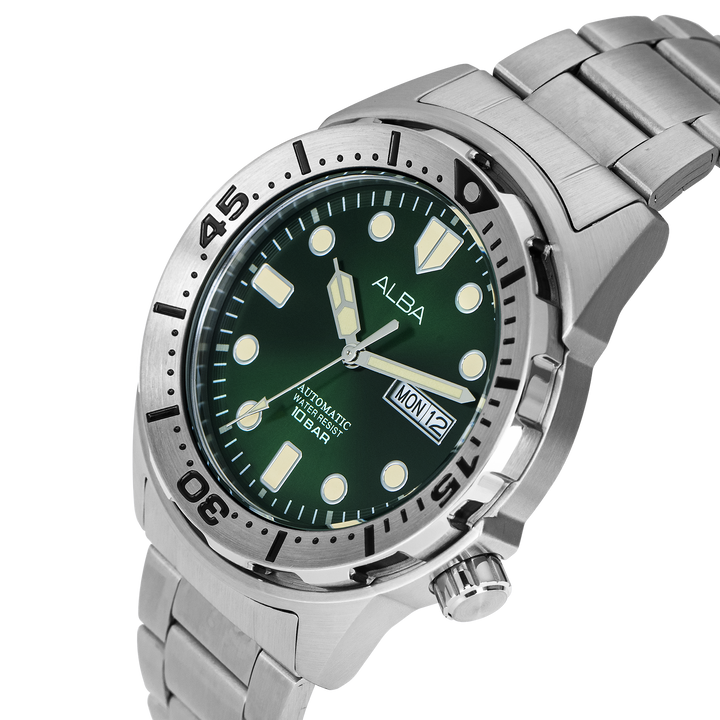 AL4371X1 Green Dial Automatic Watch
