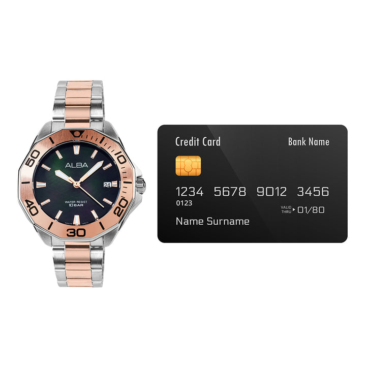 AG8P19X1 Onyx Black Dial Ladies Watch