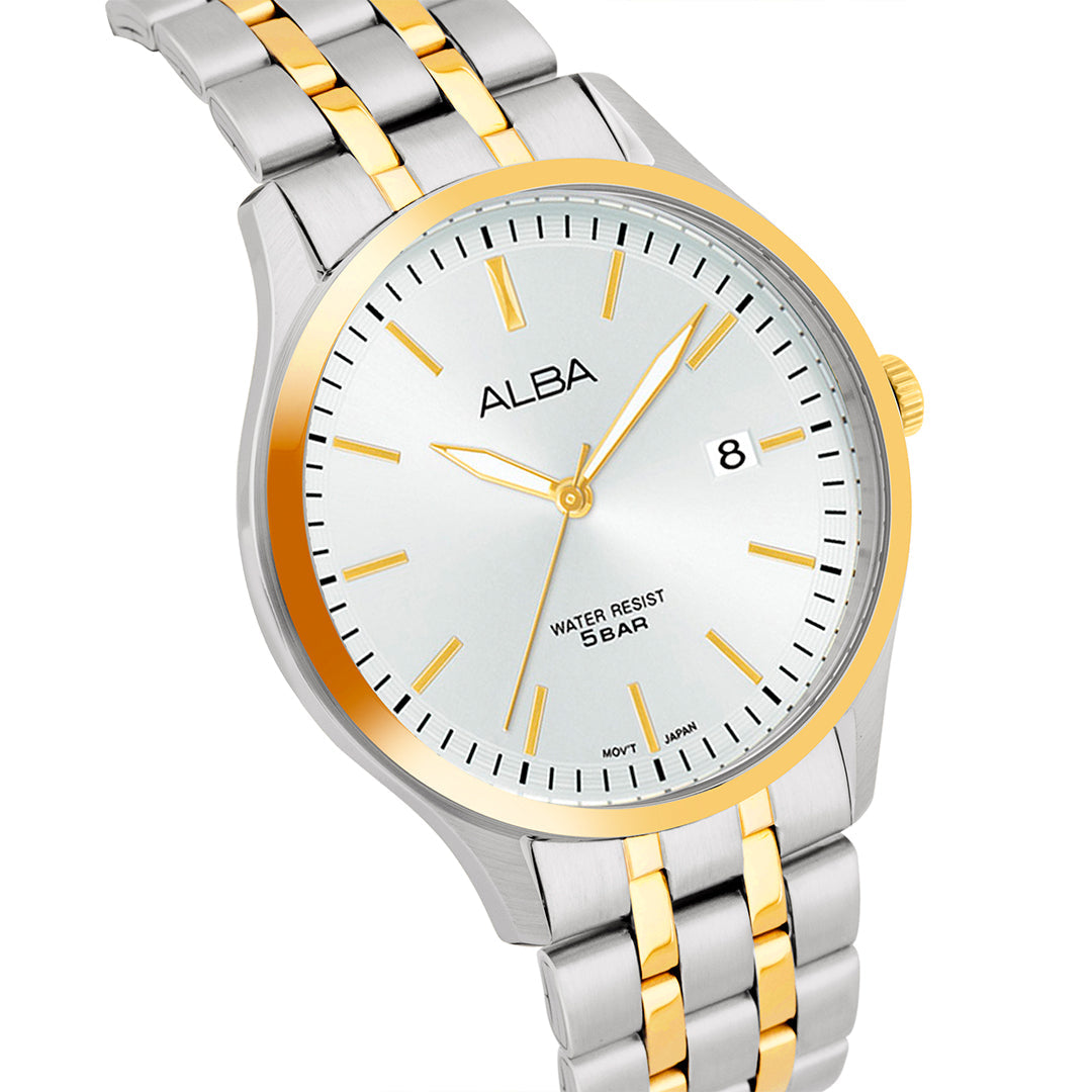 AS9S12X1 Sturdy White Dial Watch