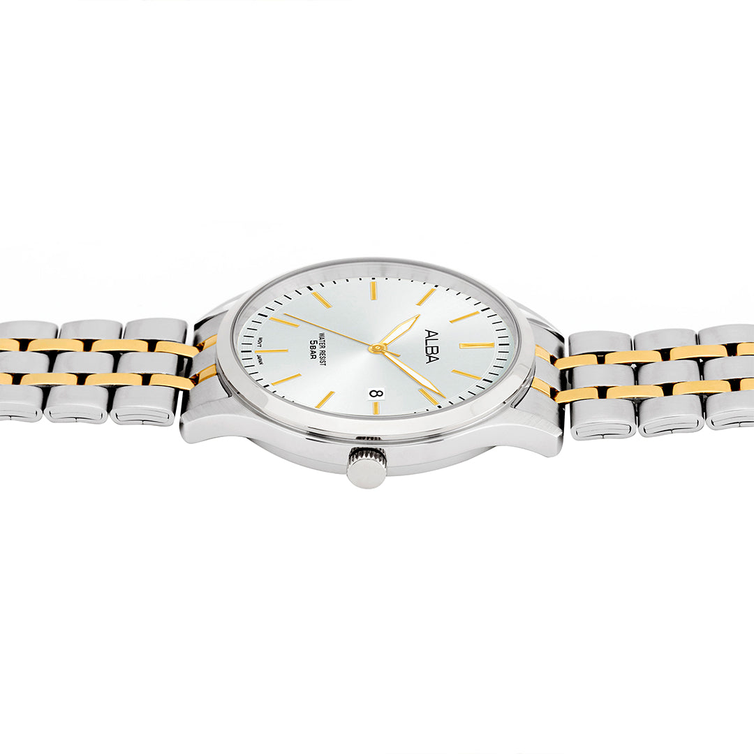 AS9S12X1 Sturdy White Dial Watch