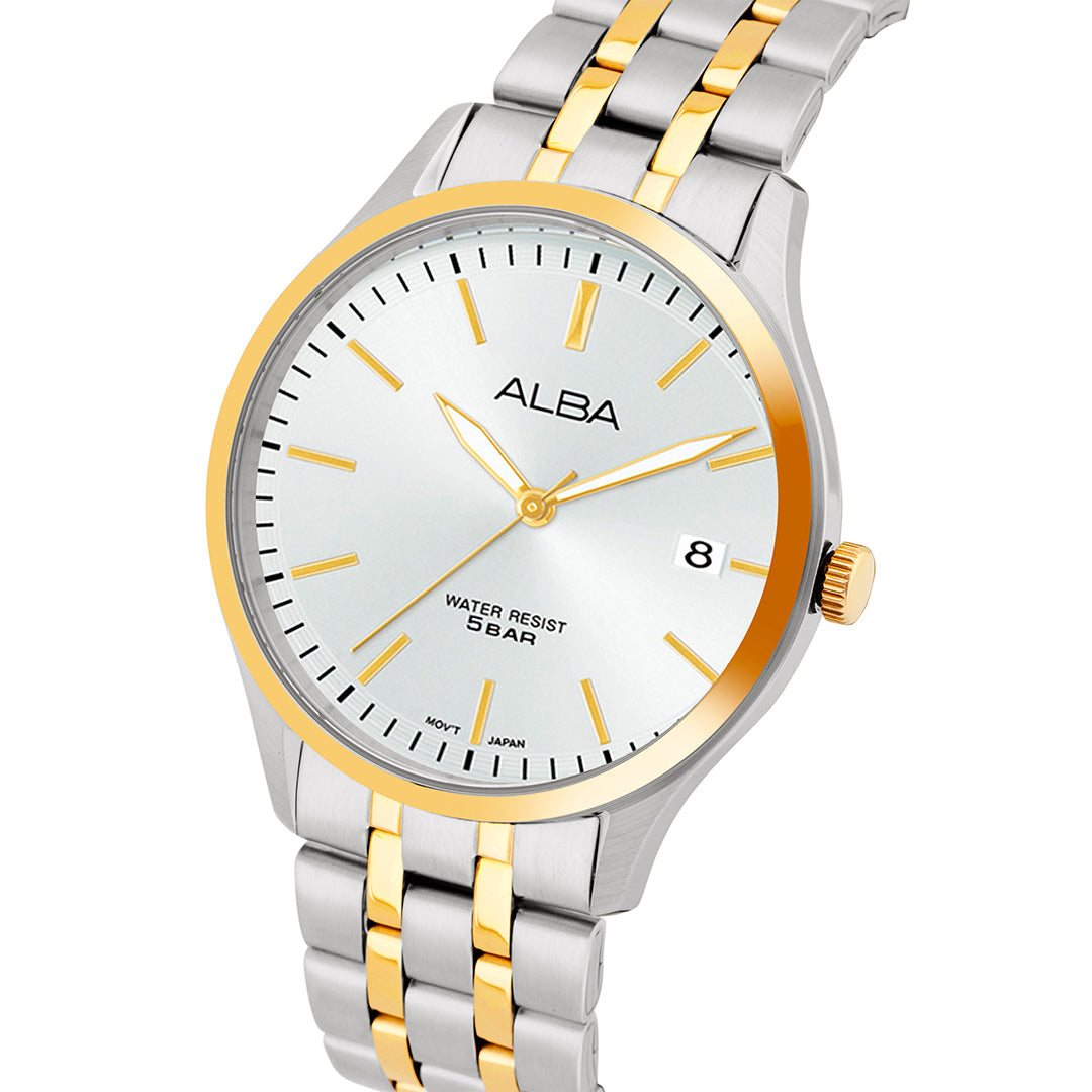 AS9S12X1 Sturdy White Dial Watch