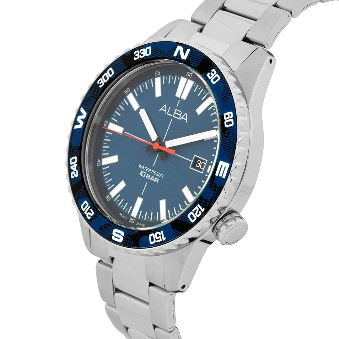 AS9Q19X1 Blue Dial Quartz Watch