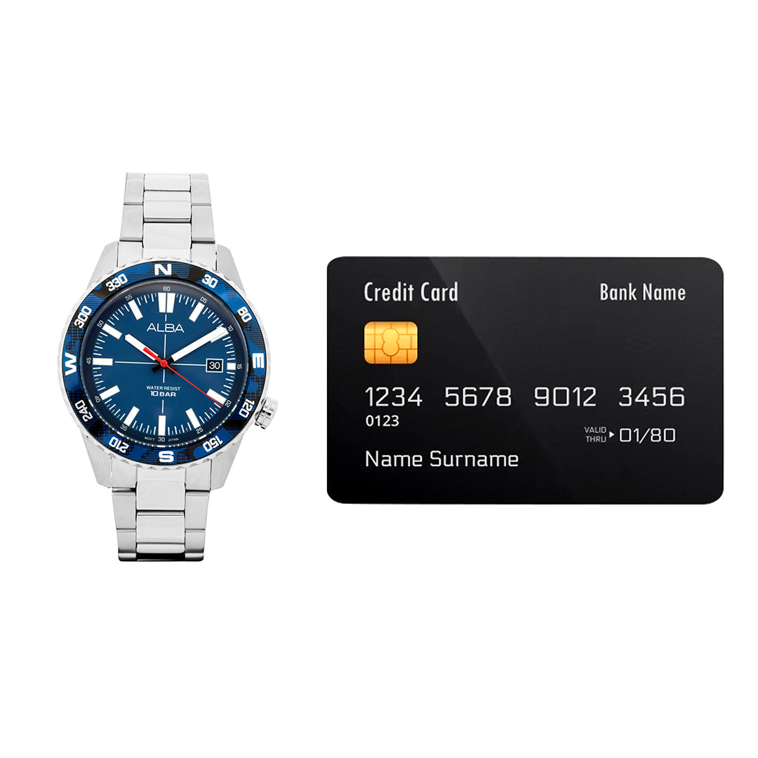 AS9Q19X1 Blue Dial Quartz Watch