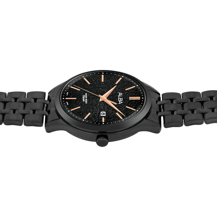 AS9R25X1 Black Marble Dial Watch