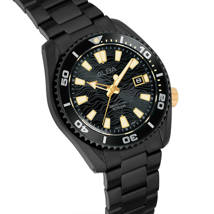 AS9R63X1 Black Surf Dial Water Resistant